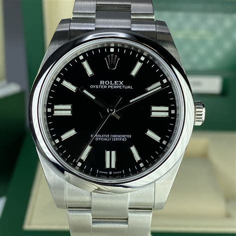 rolex perpetual oyster black